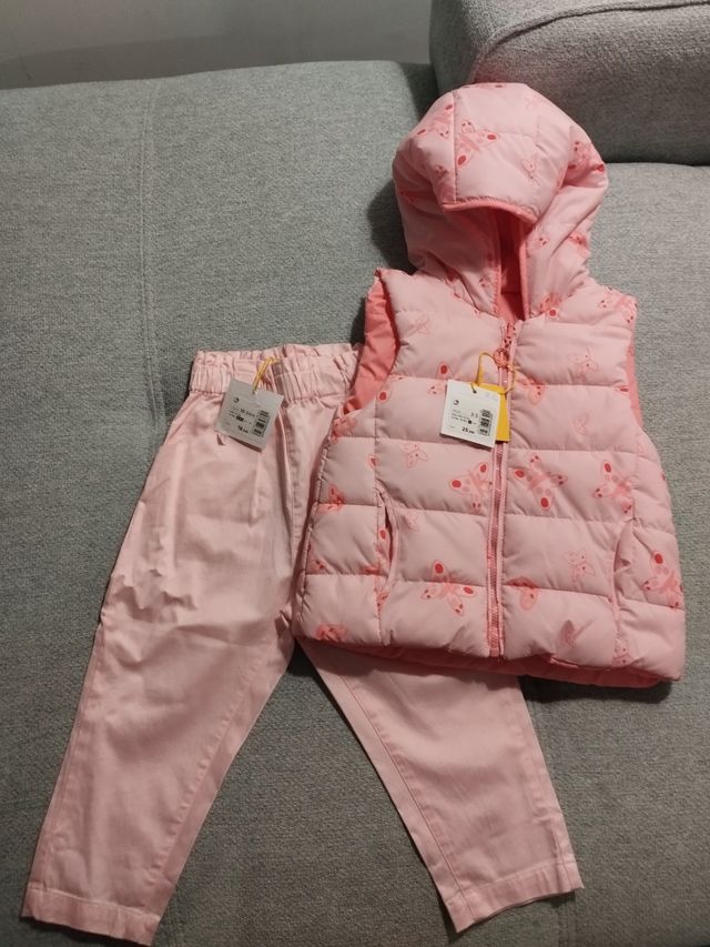Conjunto impermeable niña Corte Inglés 1'5-3 años