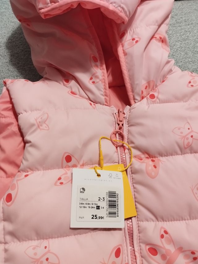 Conjunto impermeable niña Corte Inglés 1'5-3 años