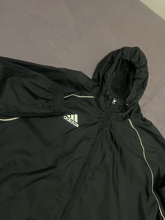 Chaqueta Cortavientos Adidas Negra
