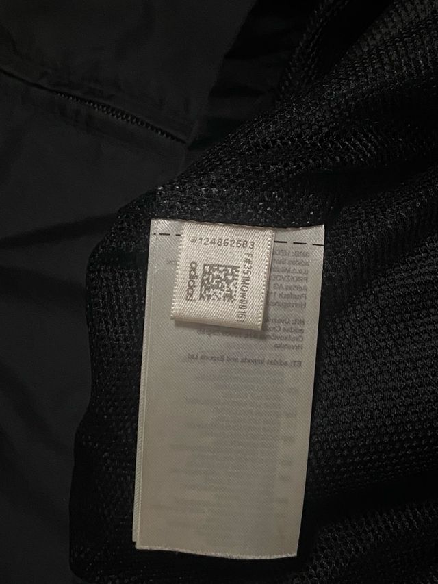 Chaqueta Cortavientos Adidas Negra