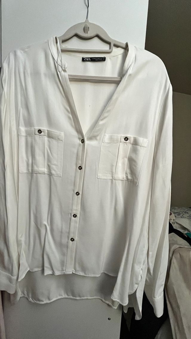 Camisa Zara Blanca