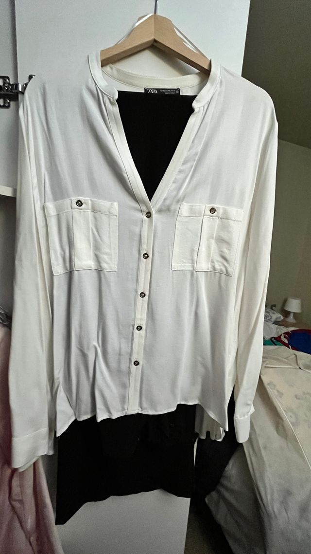 Camisa Zara Blanca
