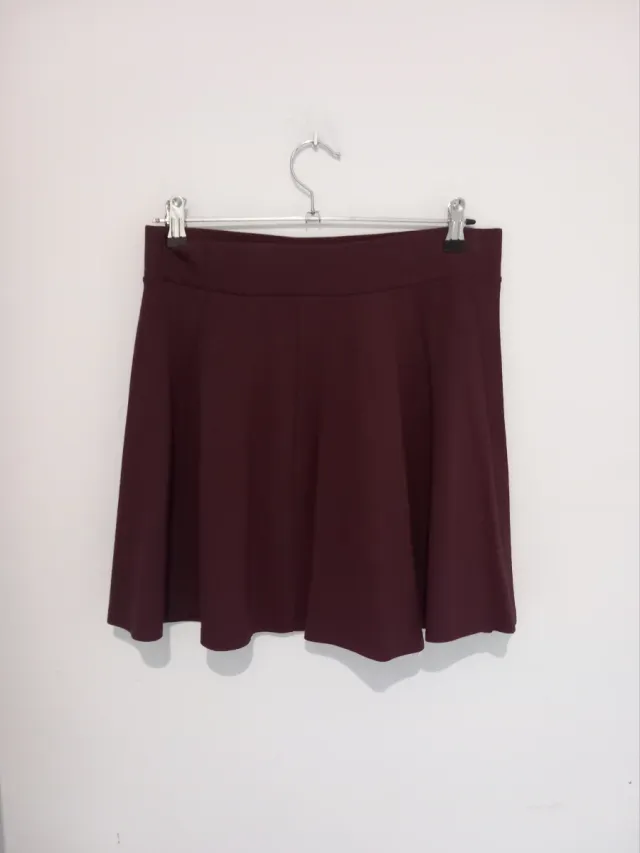Falda Pimkie Burdeos Talla L