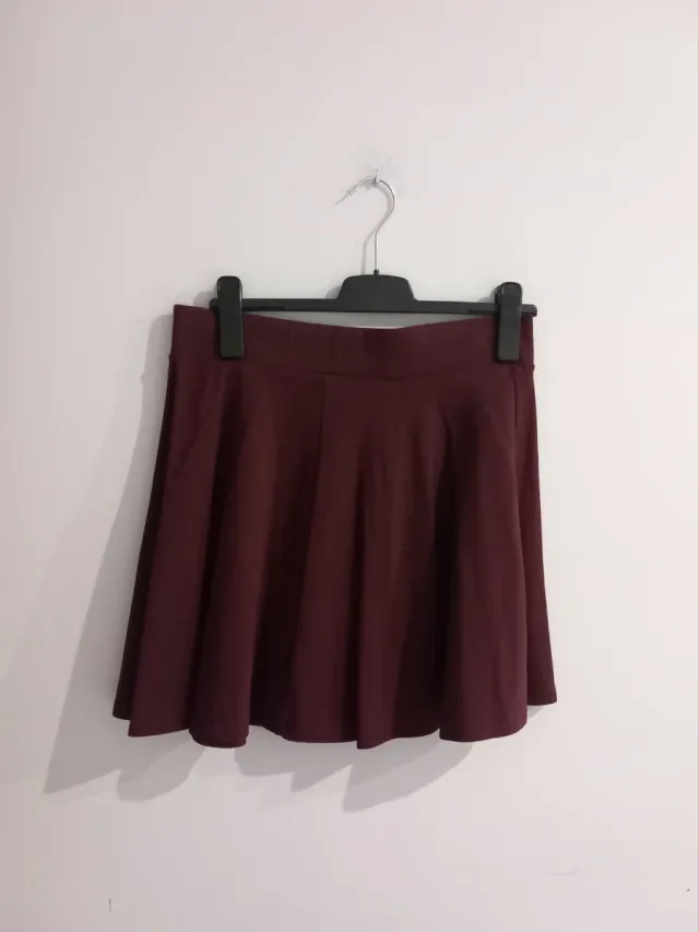 Falda Pimkie Burdeos Talla L