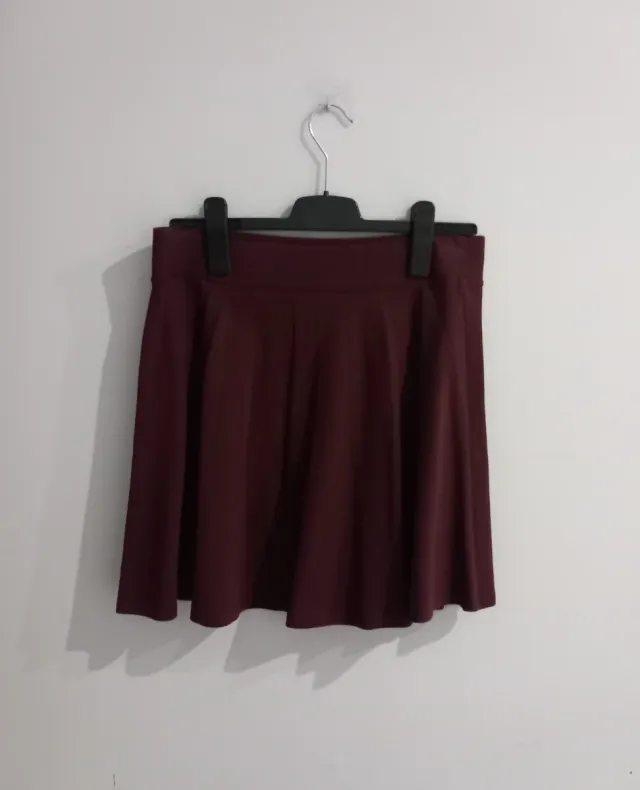 Falda Pimkie Burdeos Talla L