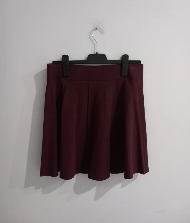 Falda Pimkie Burdeos Talla L