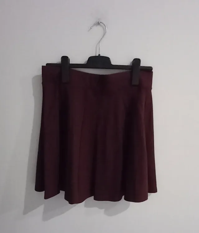 Falda Pimkie Burdeos Talla L