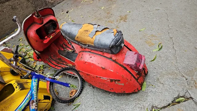 Chasis vespa 200 donante