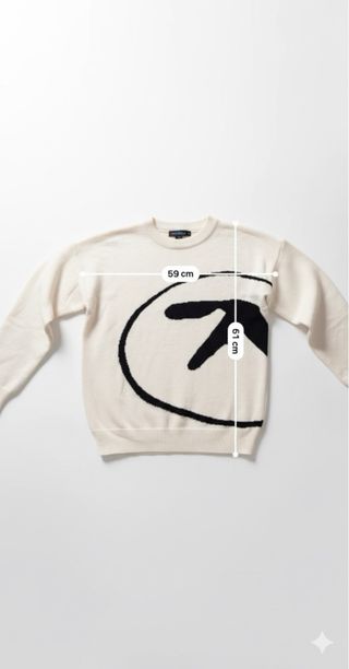 Jersey Aphex Twin Blanco Vintage talla M