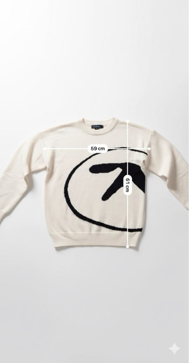 Jersey Aphex Twin Blanco Vintage talla M