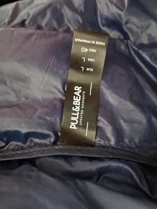 Blusão Pull Bear azul escuro