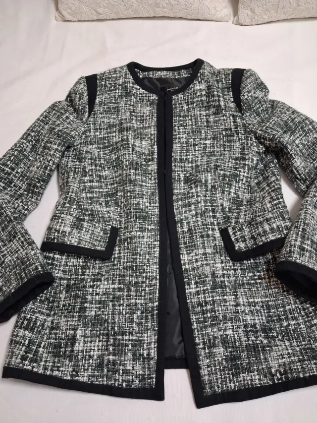 Blazer Mango T M Tweed Multicolor