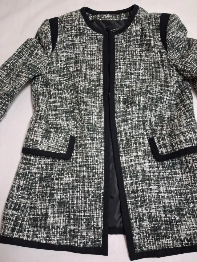 Blazer Mango T M Tweed Multicolor