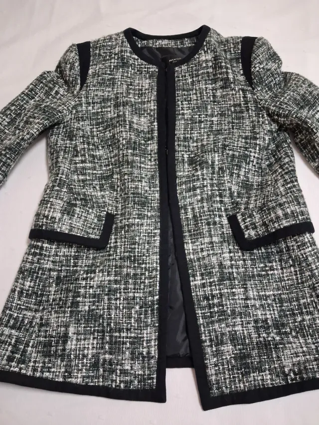 Blazer Mango T M Tweed Multicolor