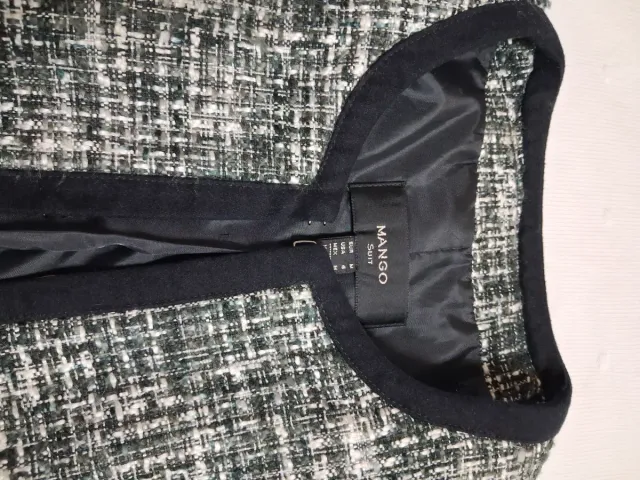 Blazer Mango T M Tweed Multicolor