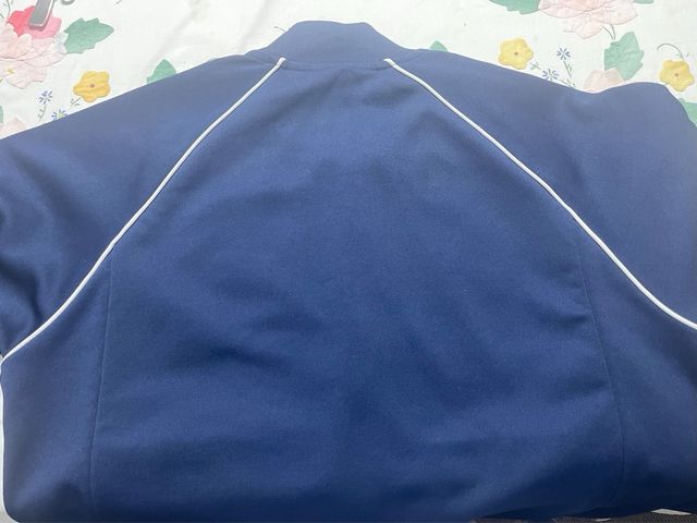 Sudadera Adidas cremallera azul Talla M