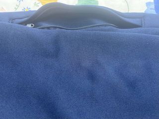 Sudadera Adidas cremallera azul Talla M