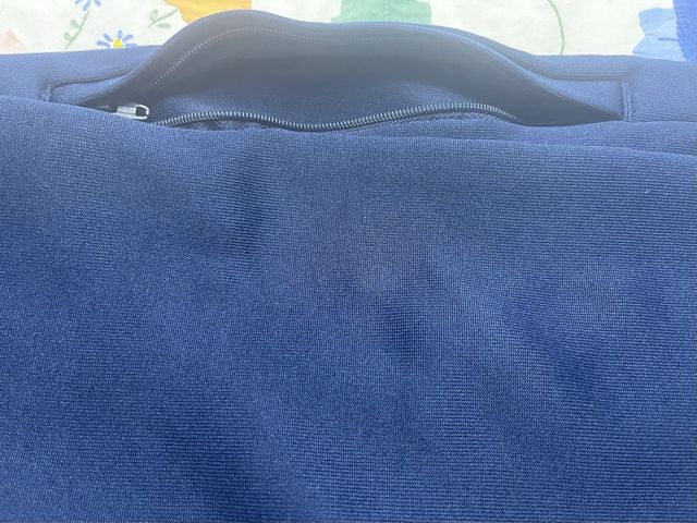 Sudadera Adidas cremallera azul Talla M