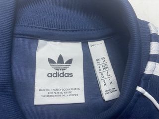 Sudadera Adidas cremallera azul Talla M