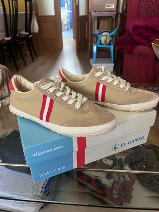 Zapatillas El Ganso Beige Talla 40