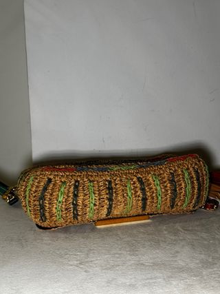 Bolso Carolina Herrera Rafia Multicolor