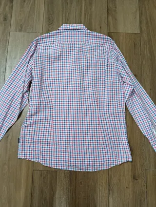 Camisa Roberto Verino cuadros azul y rojo