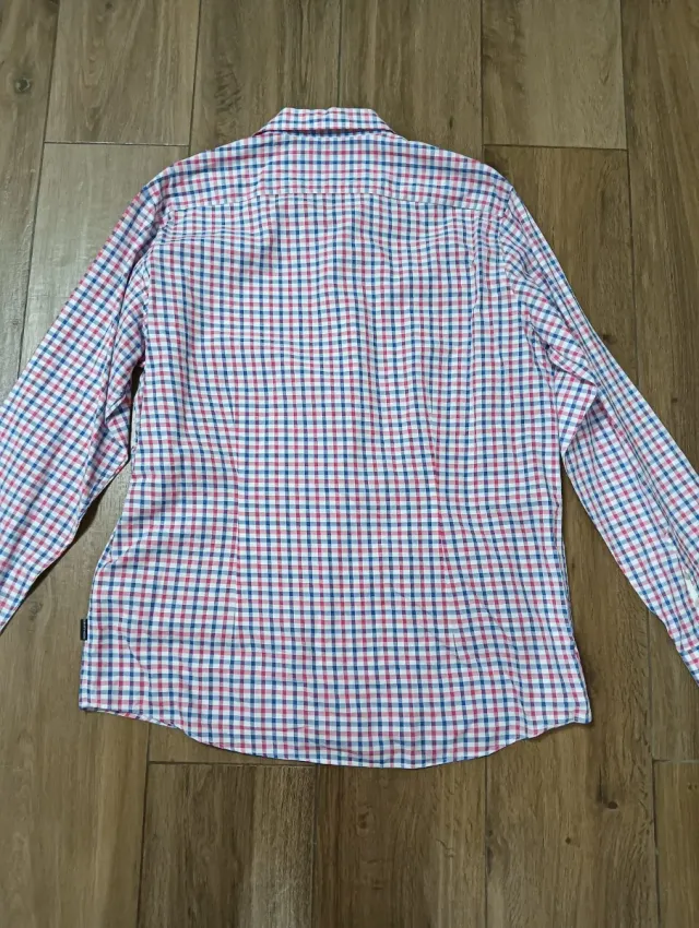Camisa Roberto Verino cuadros azul y rojo