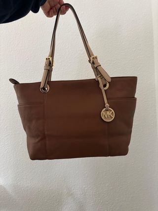 Bolso Michael Kors Marrón Piel