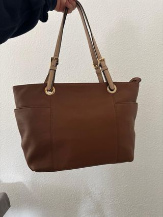 Bolso Michael Kors Marrón Piel