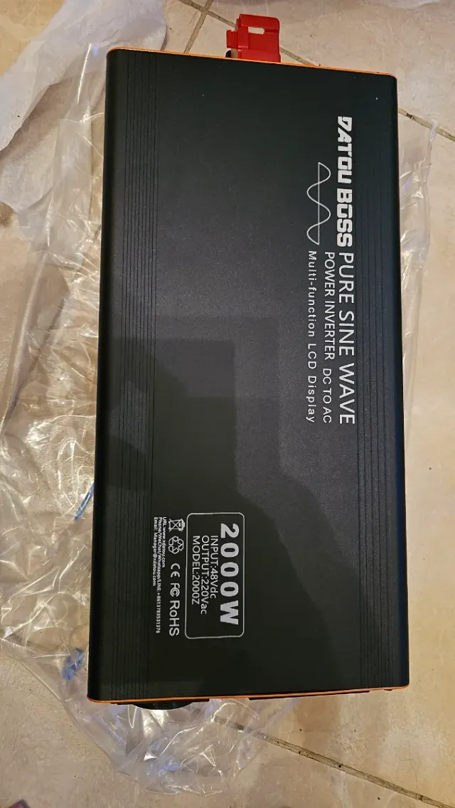 Inversor BOSS 2000W Pura Onda Senoidal