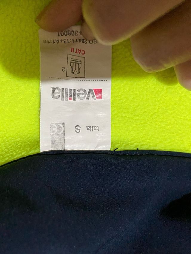 Chaqueta neopreno alta visibilidad