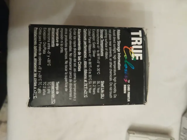 Cinta para impresora de tarjetas TRUE COLORS
