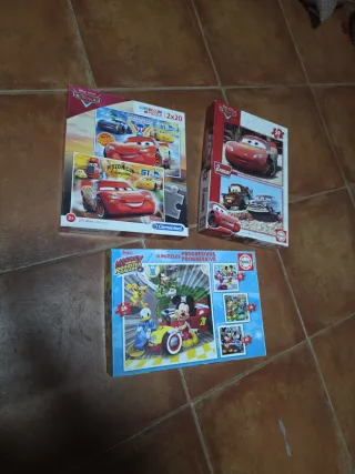 Puzzles Cars y Mickey