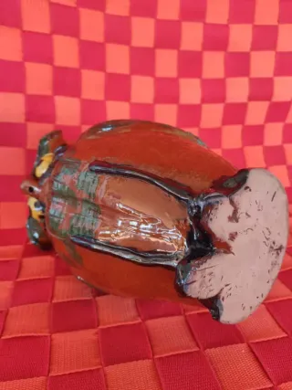 Botijo Búho Cerámica Esmaltada