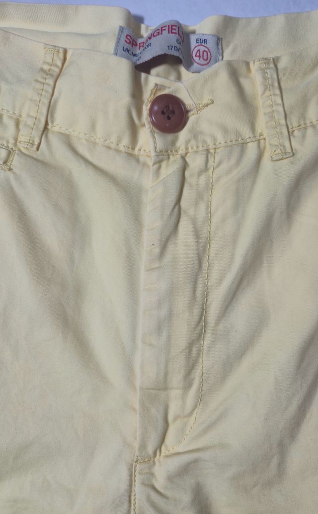 Bermudas Springfield Amarillo Talla M