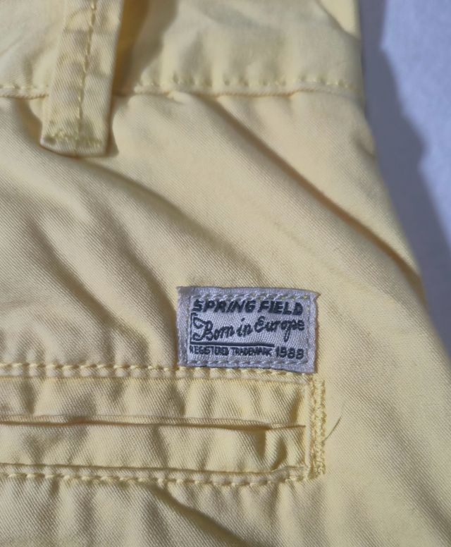 Bermudas Springfield Amarillo Talla M