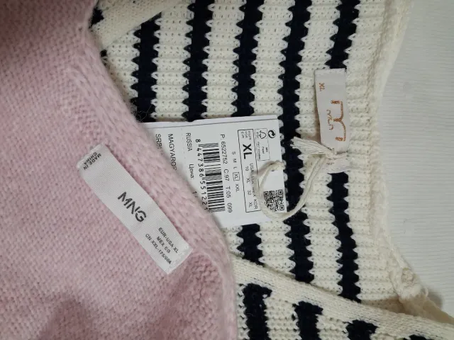 Chaleco Muker Punto Rayas Talla XL