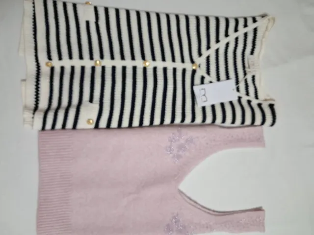 Chaleco Muker Punto Rayas Talla XL