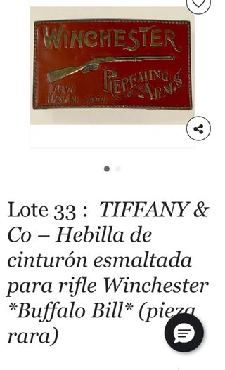 Hebilla Cinturón Winchester Repeating Arms