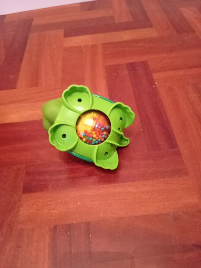 Tortuga de juguete con engranajes