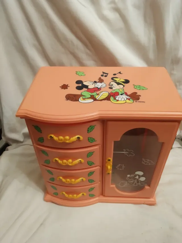 Cajita Musical Minnie Mouse Rosa