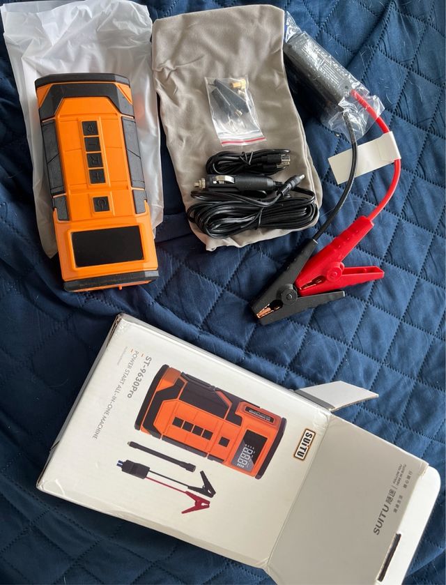 Arrancador de batería y compresor 2 en 1 NUEVO