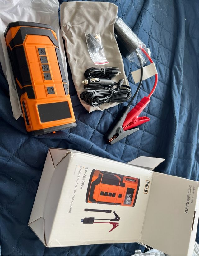 Arrancador de batería y compresor 2 en 1 NUEVO