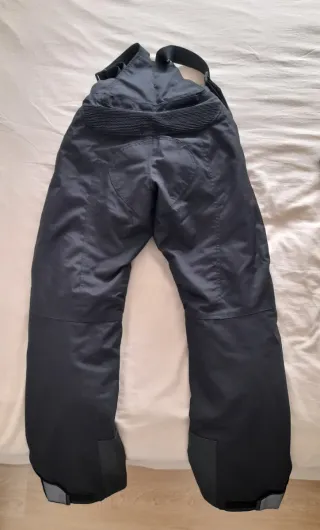 Pantalón Moto Mujer con Tirantes Negro