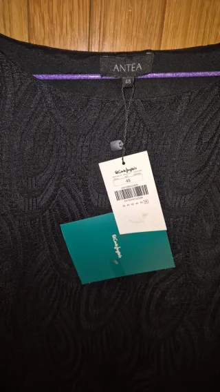 Blusa Antea encaje negra