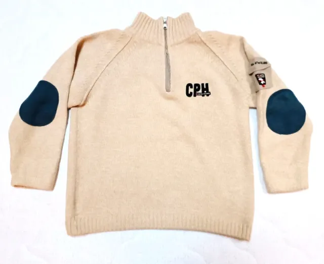 Maglione Cape Horn uomo lana Beige - XXL