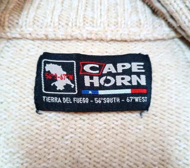 Maglione Cape Horn uomo lana Beige - XXL