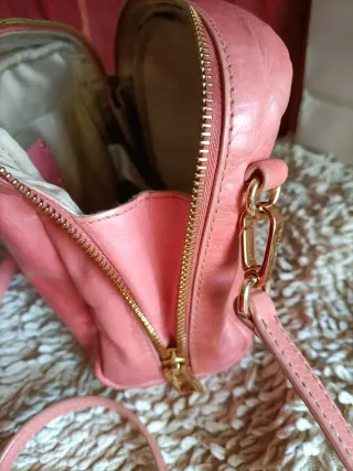 Bolso Bimba y Lola piel rosa empolvado