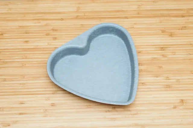 Molde Corazón Metal Beige/Gris