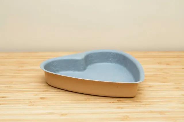 Molde Corazón Metal Beige/Gris